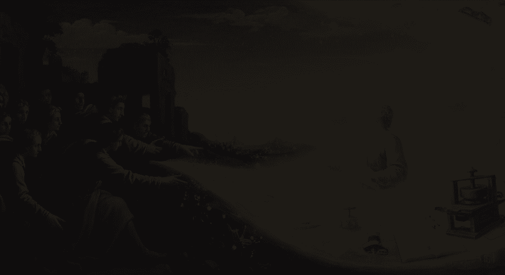 Caravaggio style image illustrating AI visibility opportunities coming