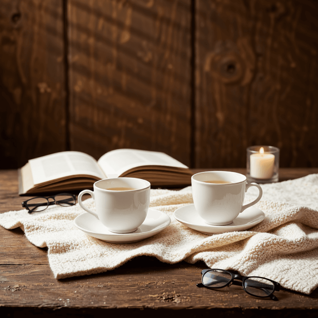 product photography of tea or coffee set