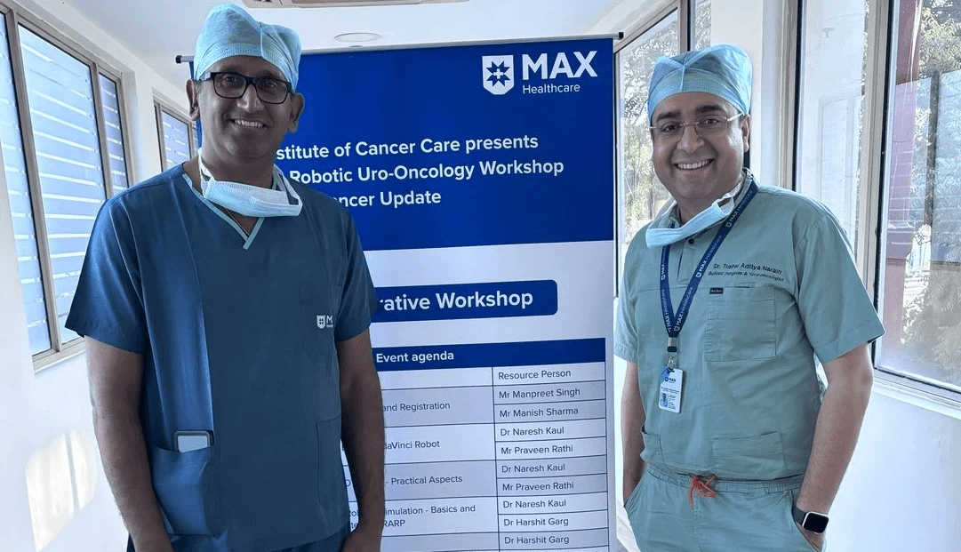 Dr. Tushar Narain with प्रोफेसर प्रसन्ना सोरीकुमारन
