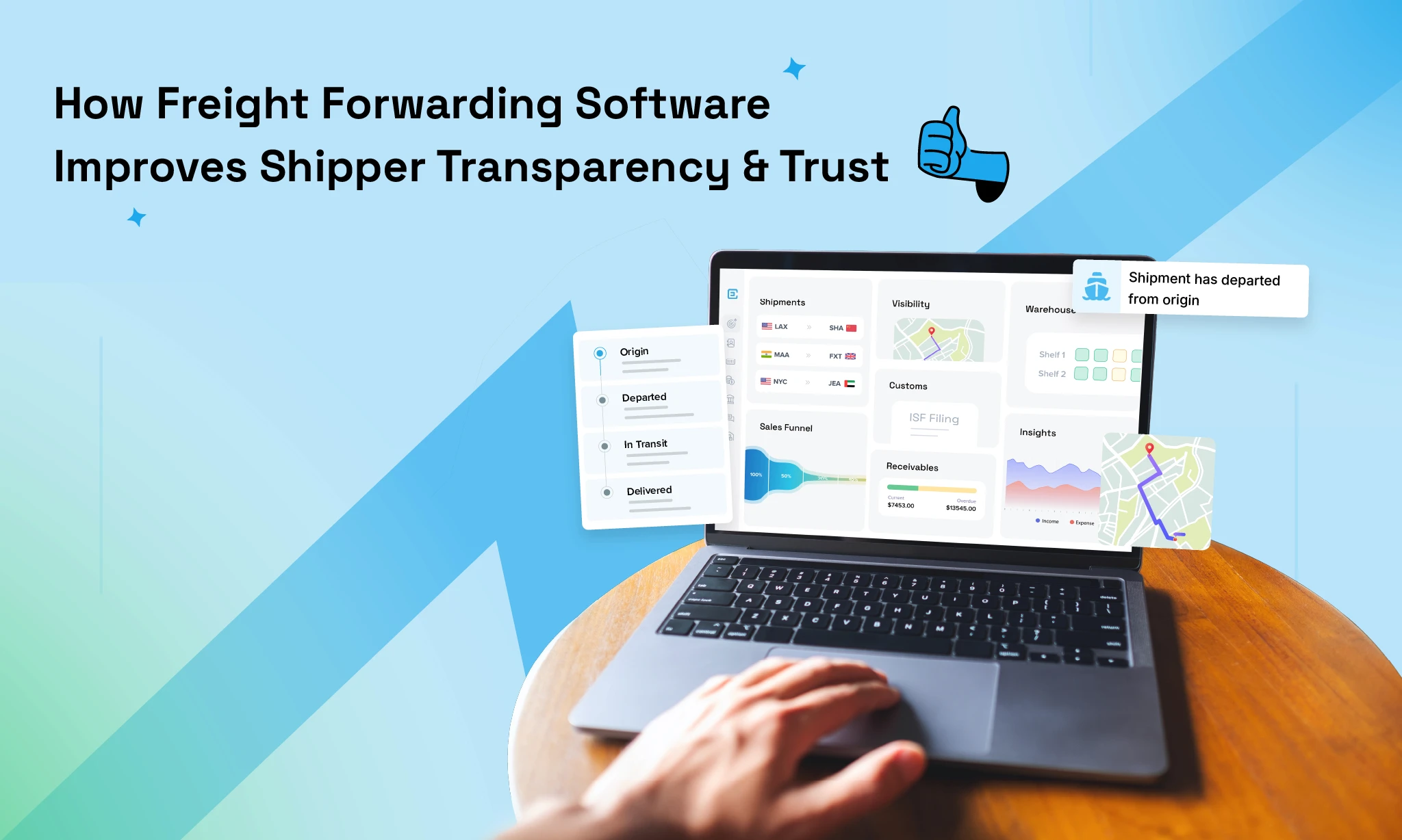 How Freight Forwarding Software Improves Shipper Transparency and Trust