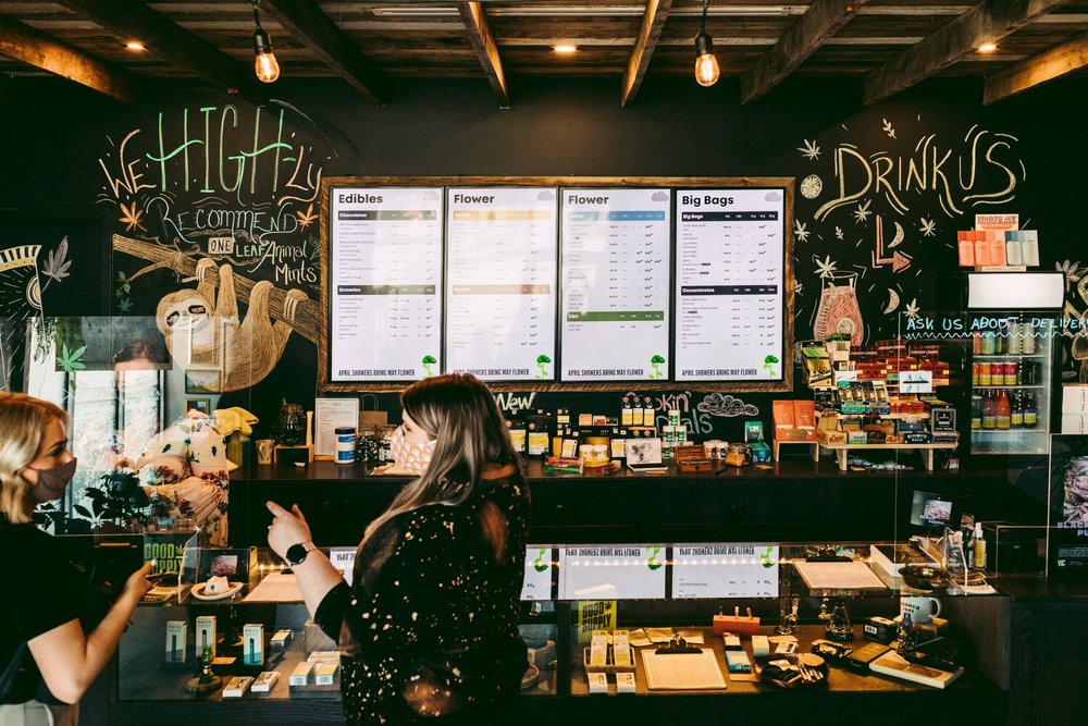 Cannabis Store Menus using BudSense