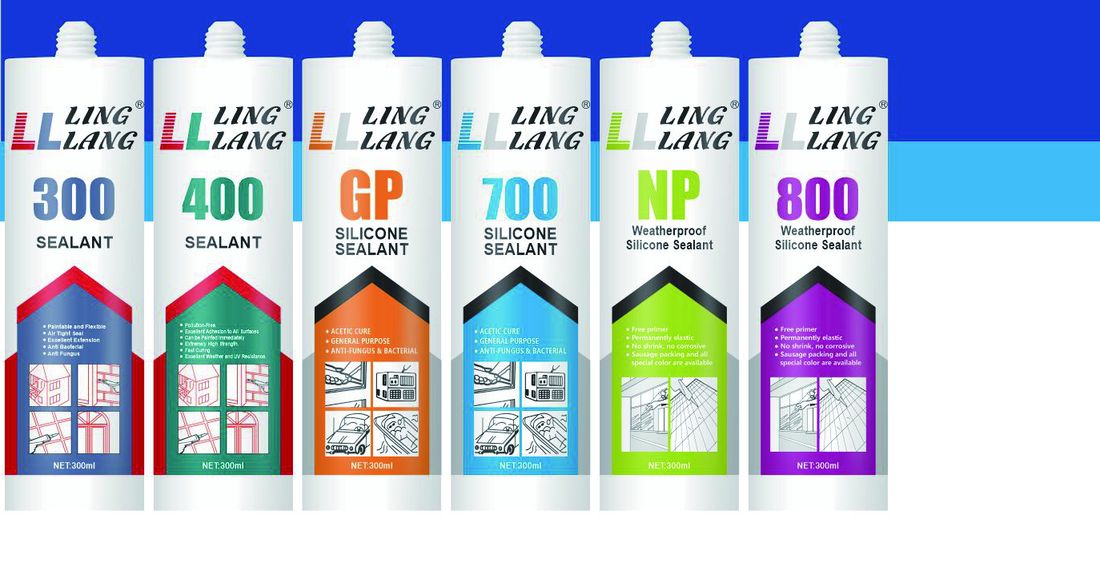 LINGLANG 300, 400, GP, 700, NP and 800 sealant cartridges