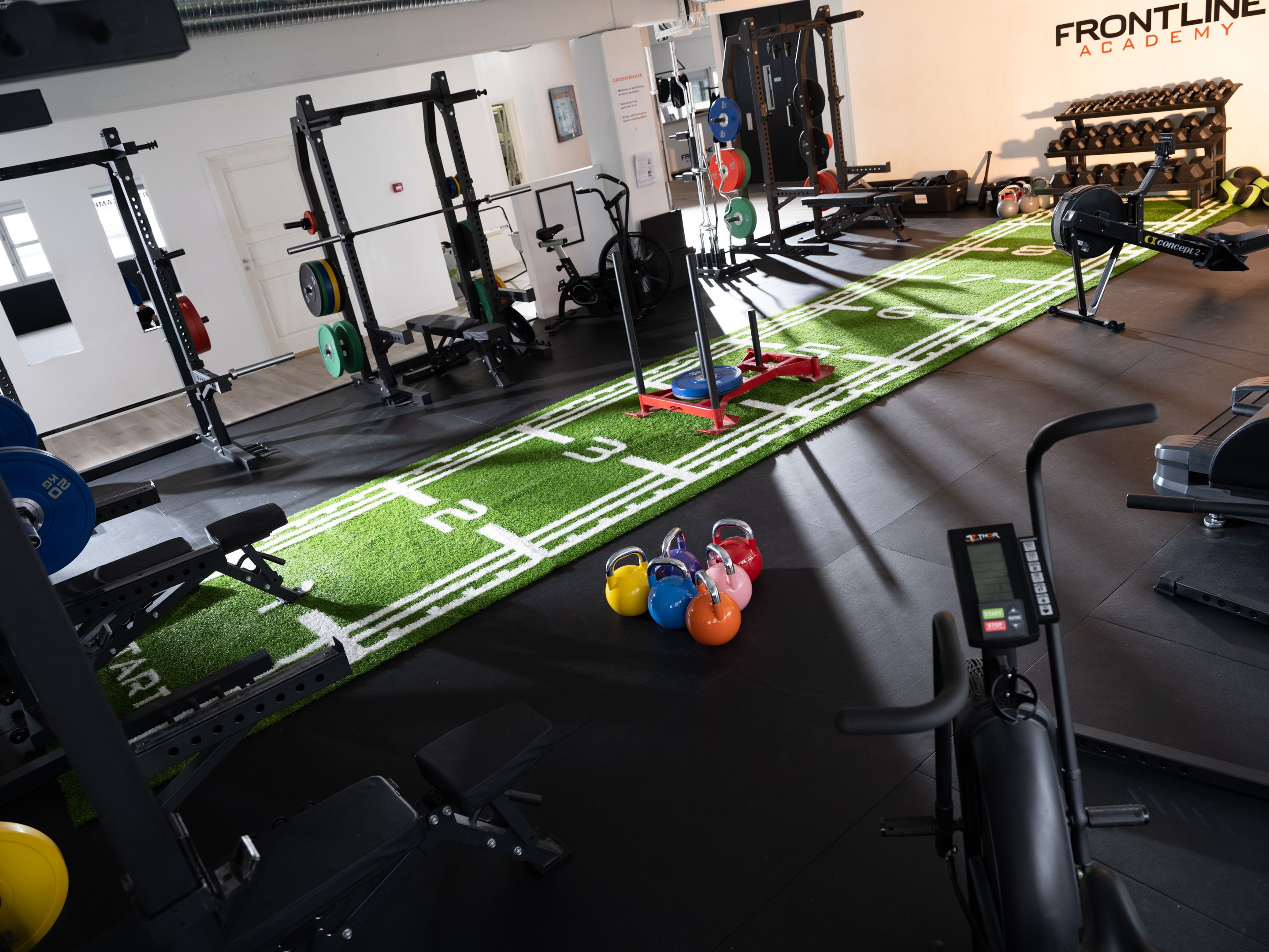 treningssenter med softdek matter
