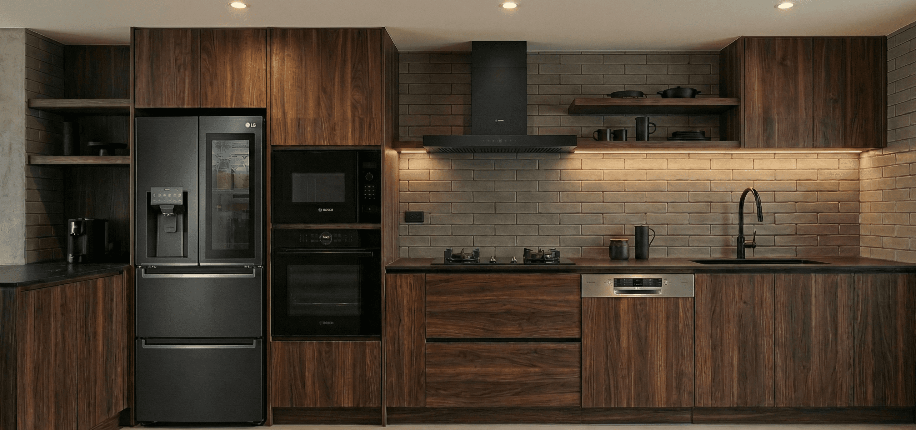 living room with brown wooden table and chairs