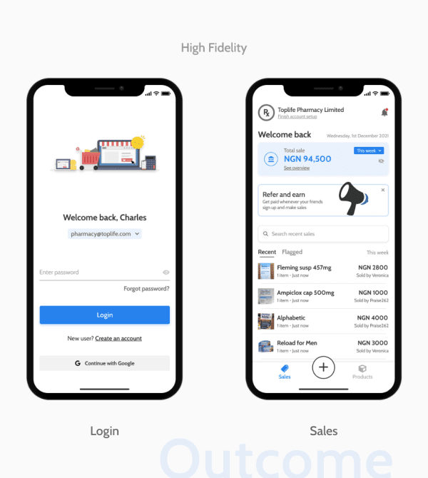 Sales Management Mobile App 