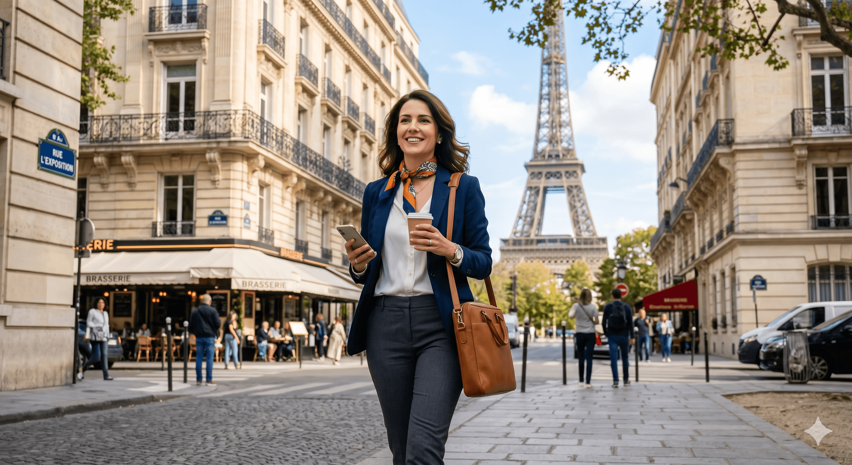 Professionnelle parisienne réalisant un bilan de compétences en ligne depuis Paris