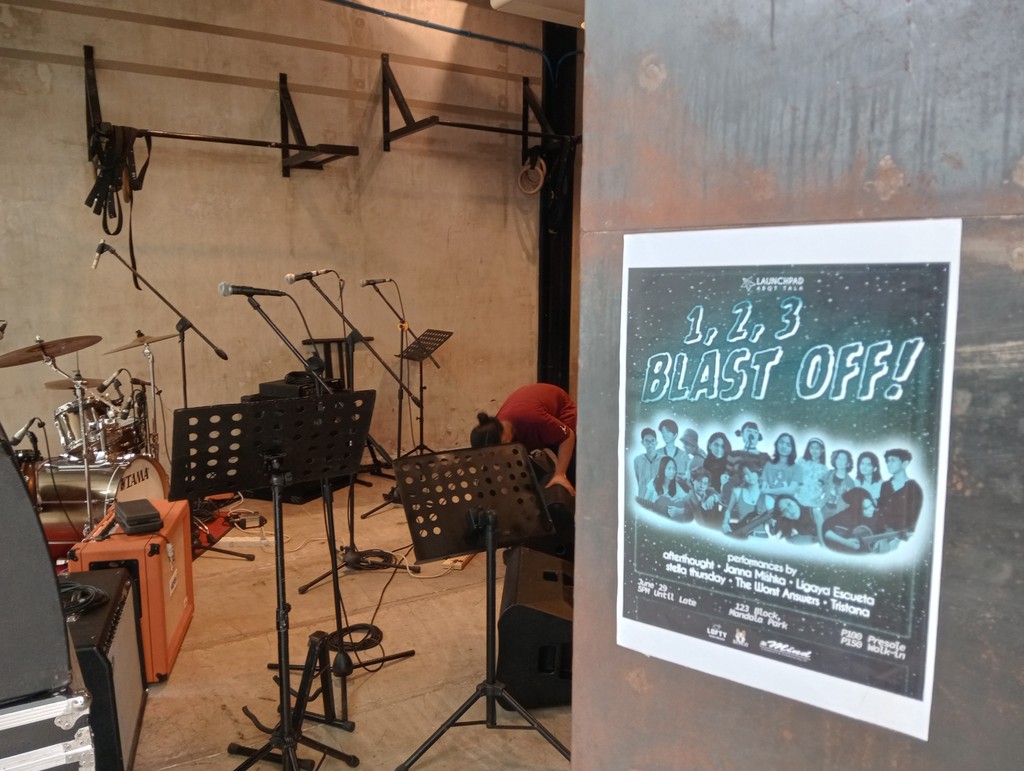 Photo of the Abot Tala event, "1, 2, 3 Blast Off!" at venue 123 Block.