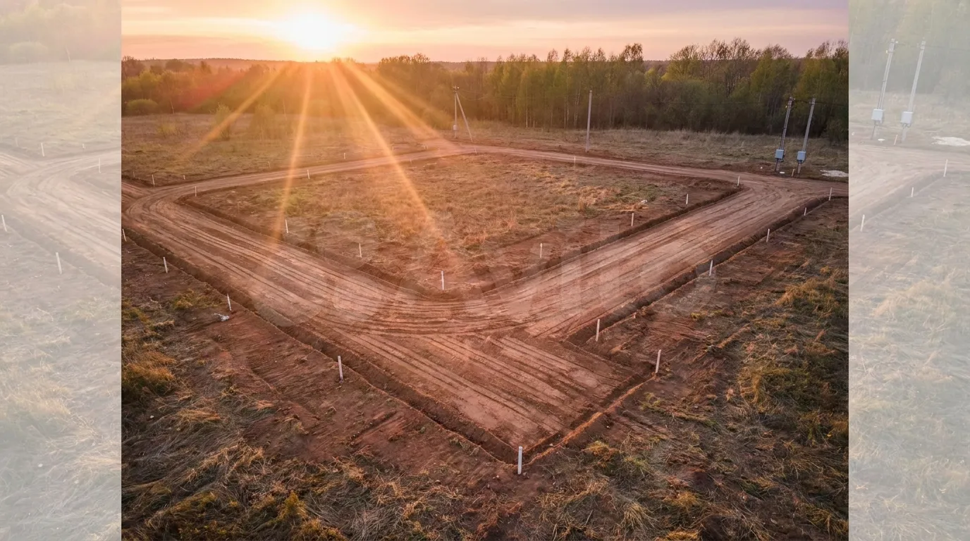 Sunrise over a dirt path by RockN' Socials, Digital Marketing Agency.