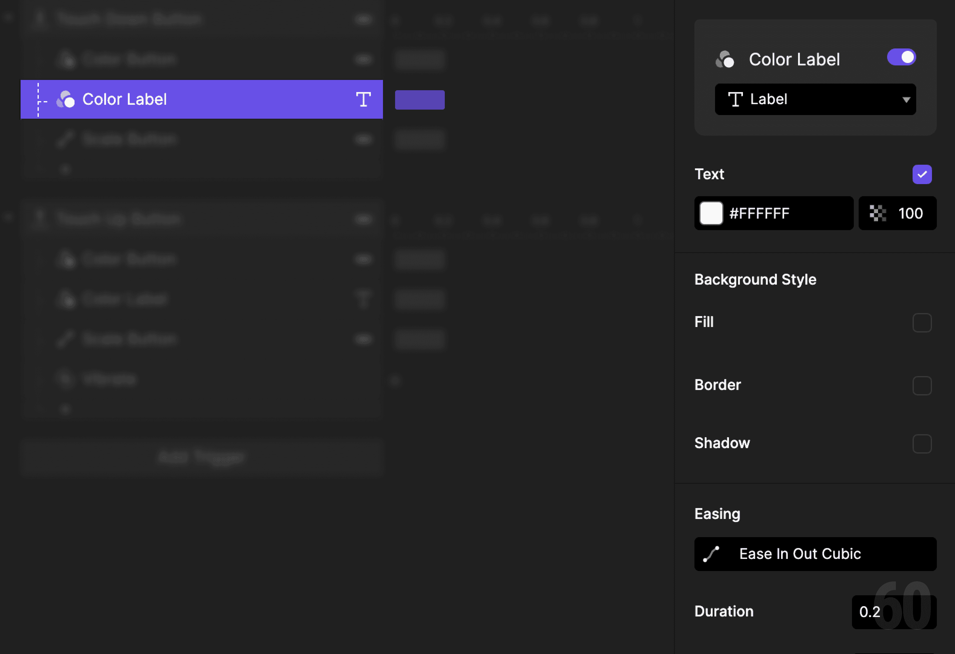 This is a screenshot of Step 3: Update label color.