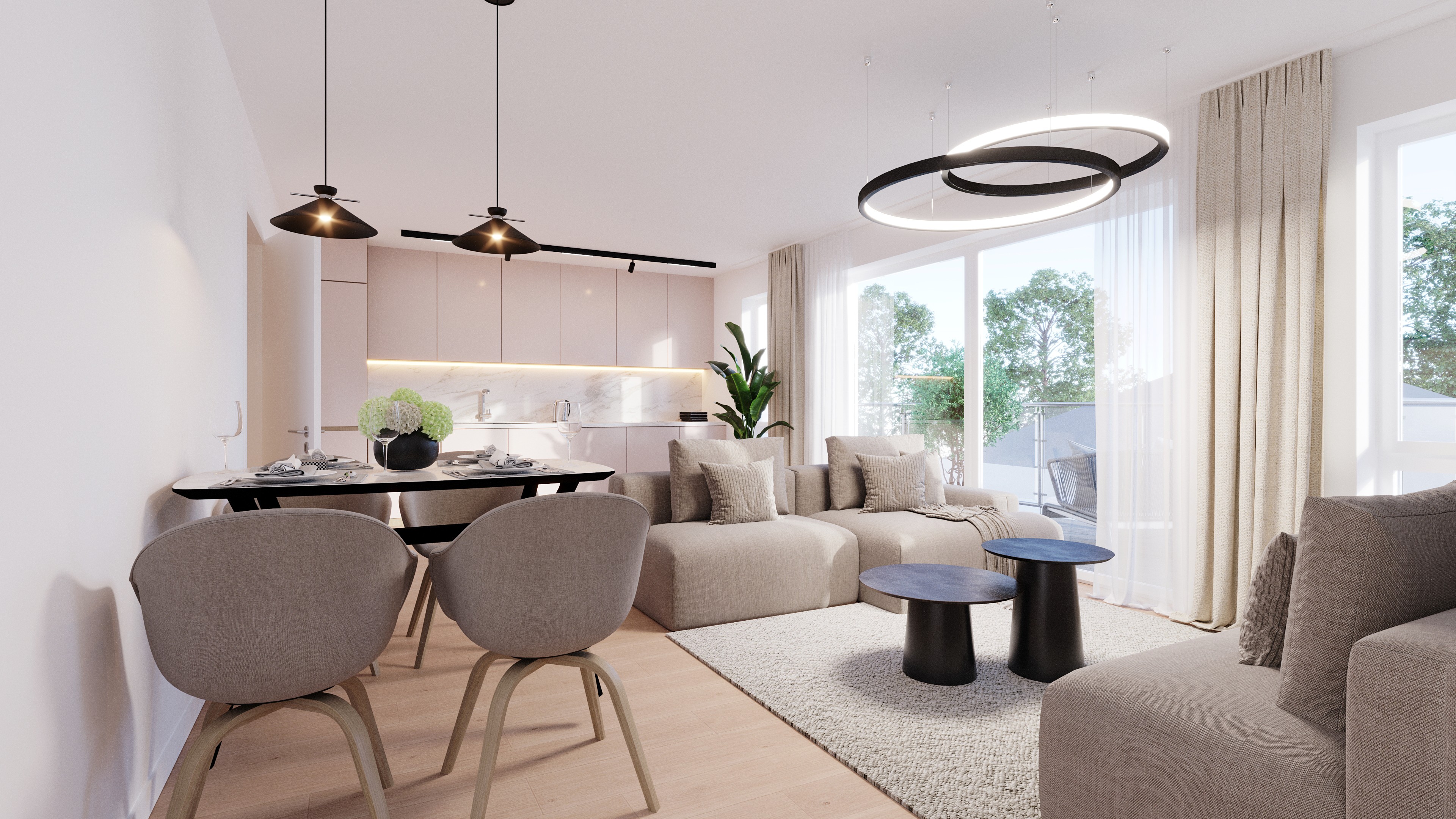 Image of Scandinavian living room