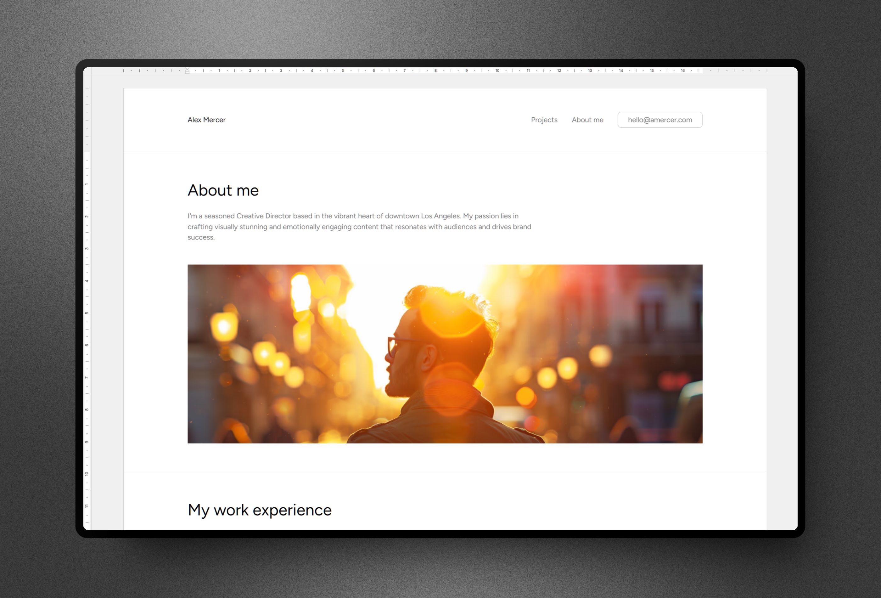 MS WordFolio