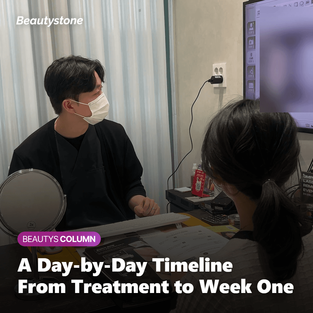 Day-by-day recovery timeline of swelling and redness after an InMode FX treatment
