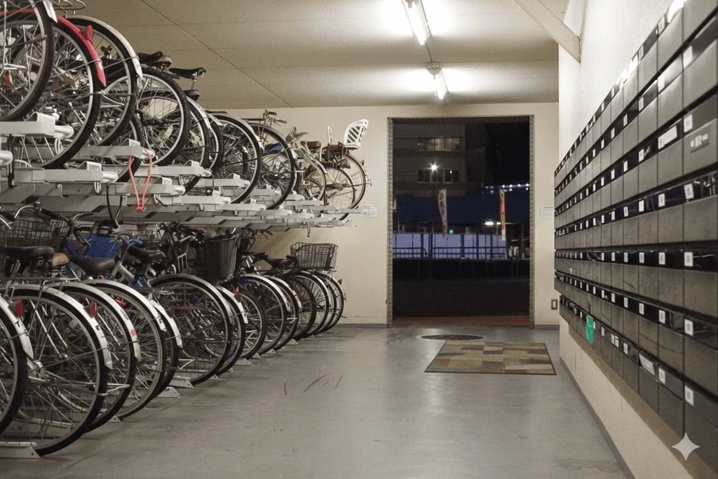 A room filled with various bicycles displayed on racks and shelves, showcasing a diverse selection of bike models.