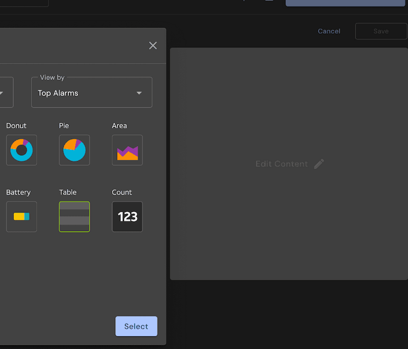 A section from Edit Content and Save Widget to Dash