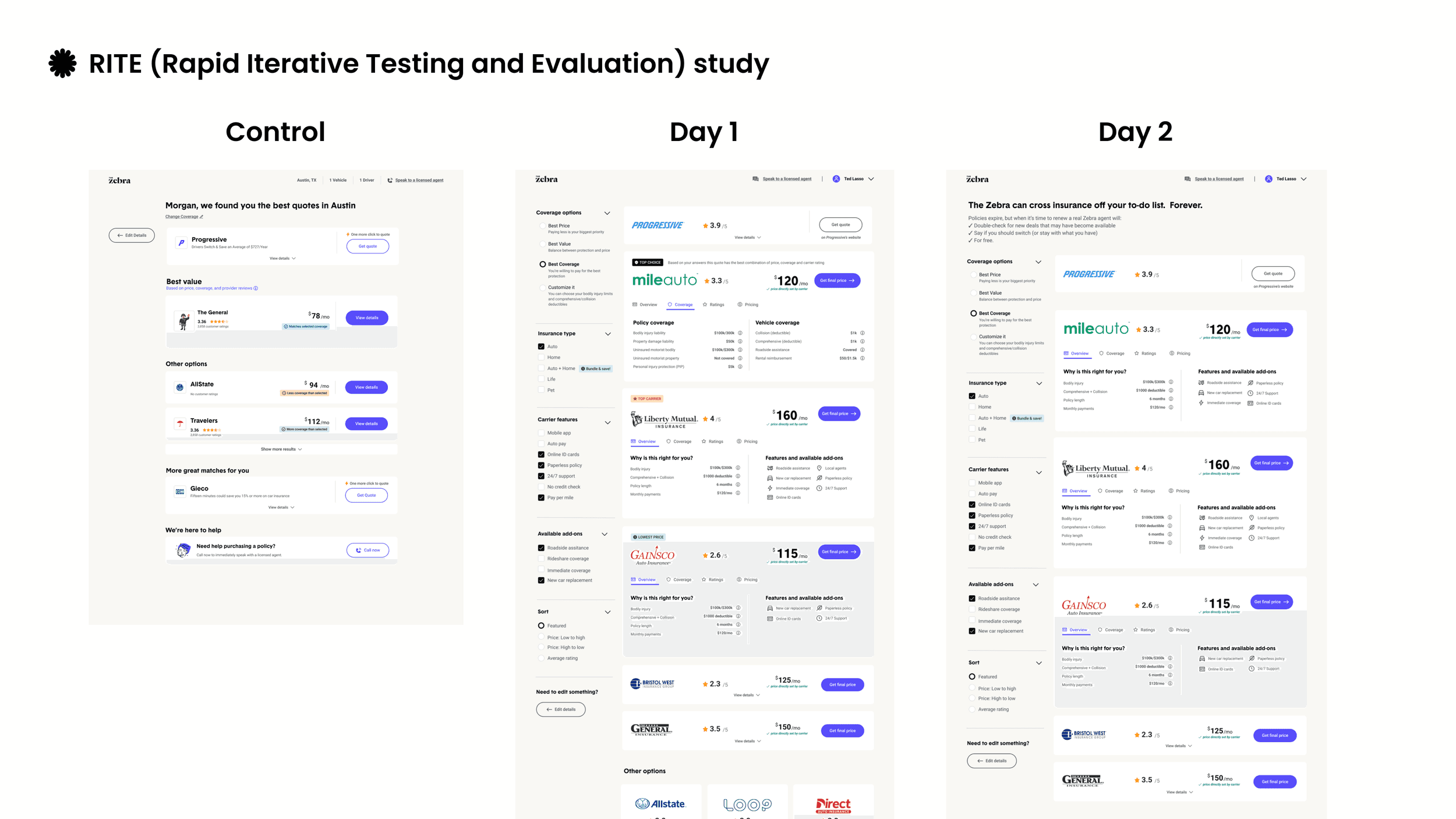 usability study