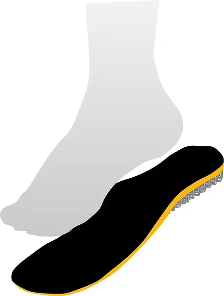 Clinician fitting a custom Phits 3D-printed insole to a patient’s foot, providing orthotic support for foot pain, plantar fasciitis, flat feet, high arches, and Morton's neuroma at Limitless Orthotics clinic, Leeds.
