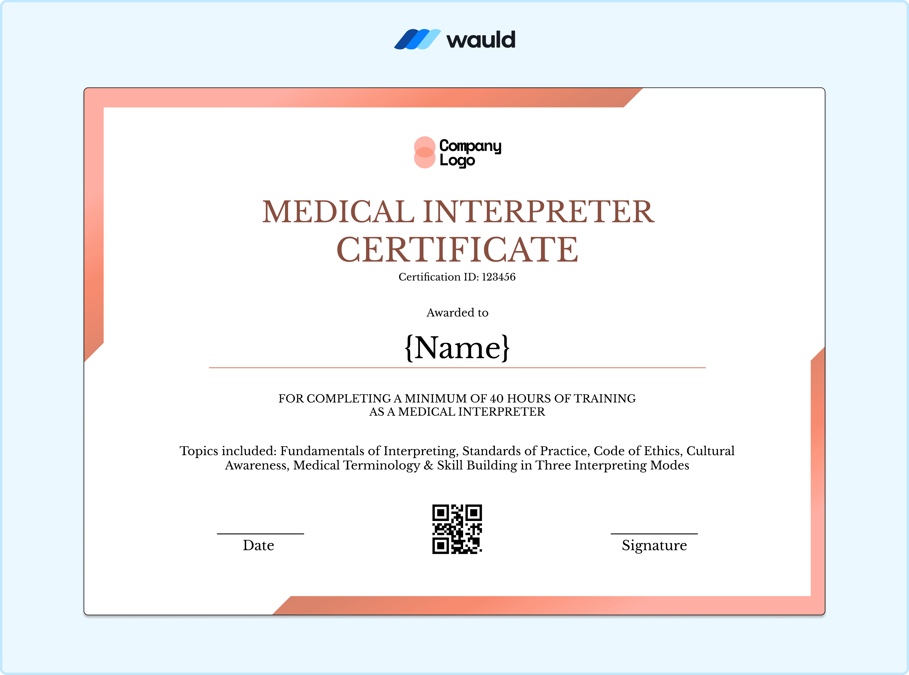 Medical Interpreter Certificate