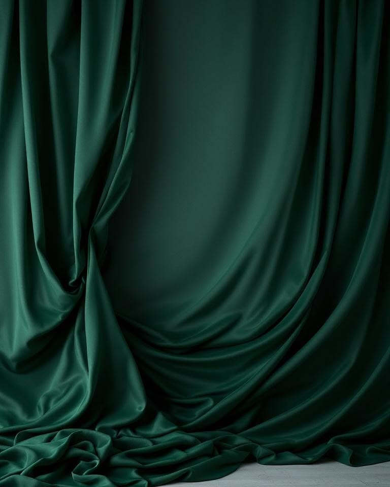 Burgundy silk RSVP background with gloved hand