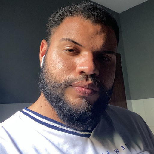 man in black button-up shirt