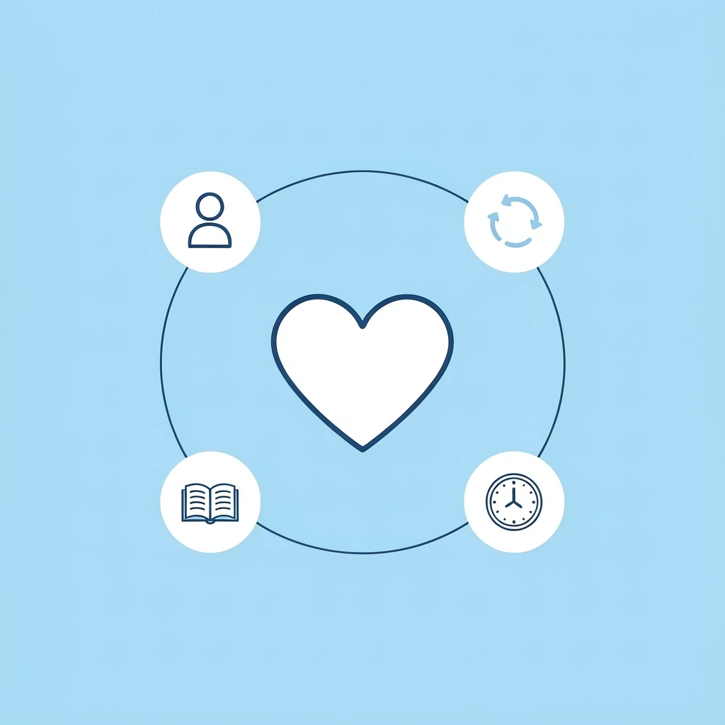 Central hub showing Pliability's three interconnected features: expert-led mobility routines, personalized body scanning, and daily updates