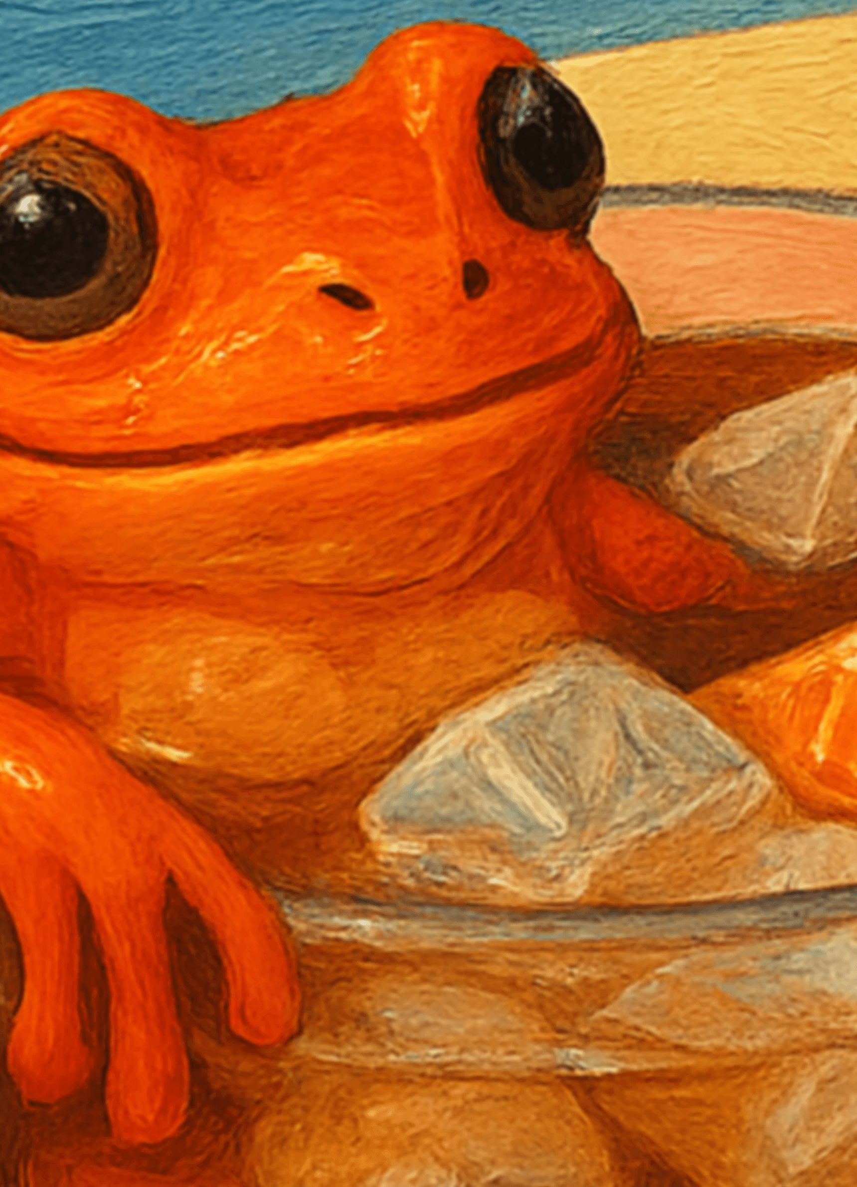 red and black abstract painting