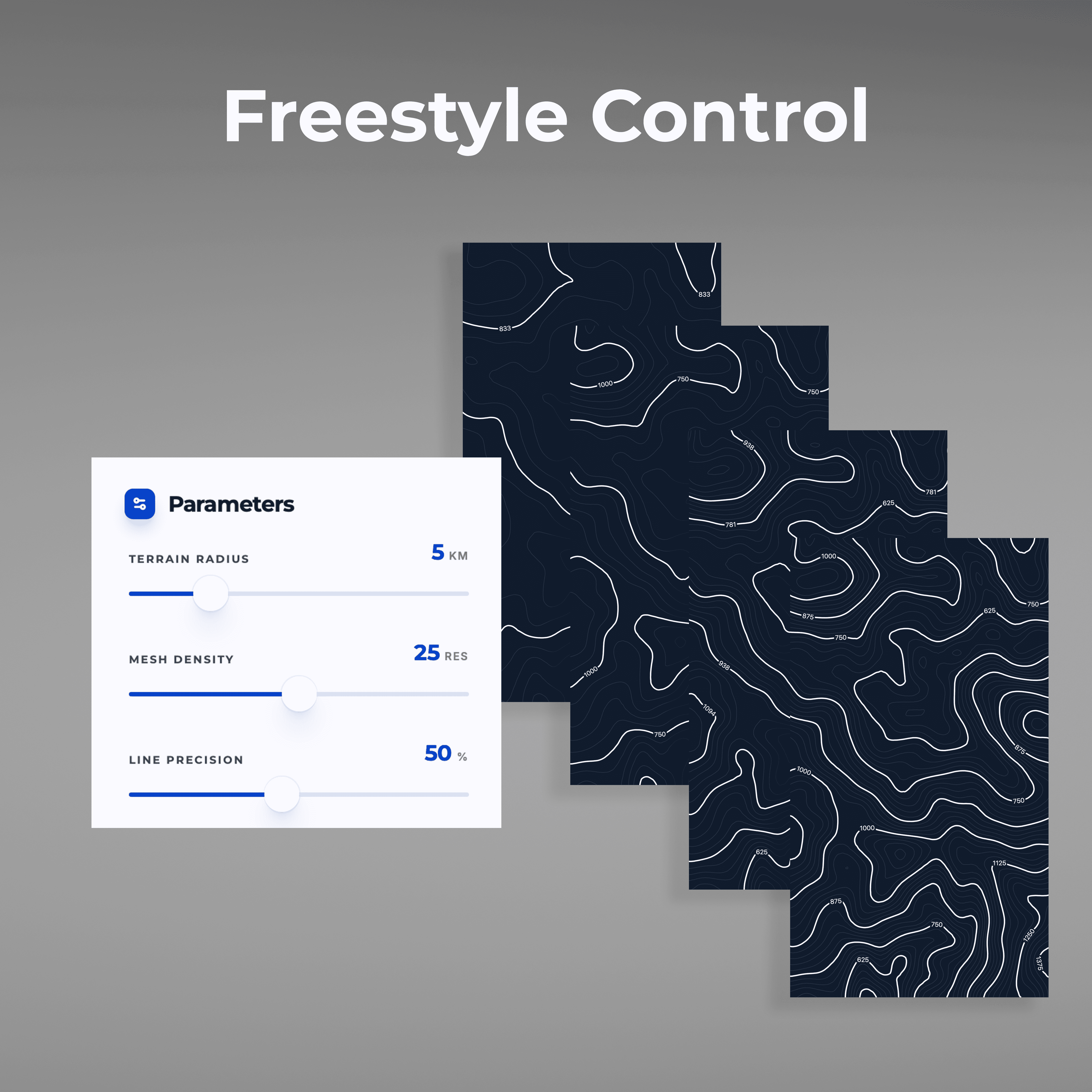 Free topography wallpaper generator features