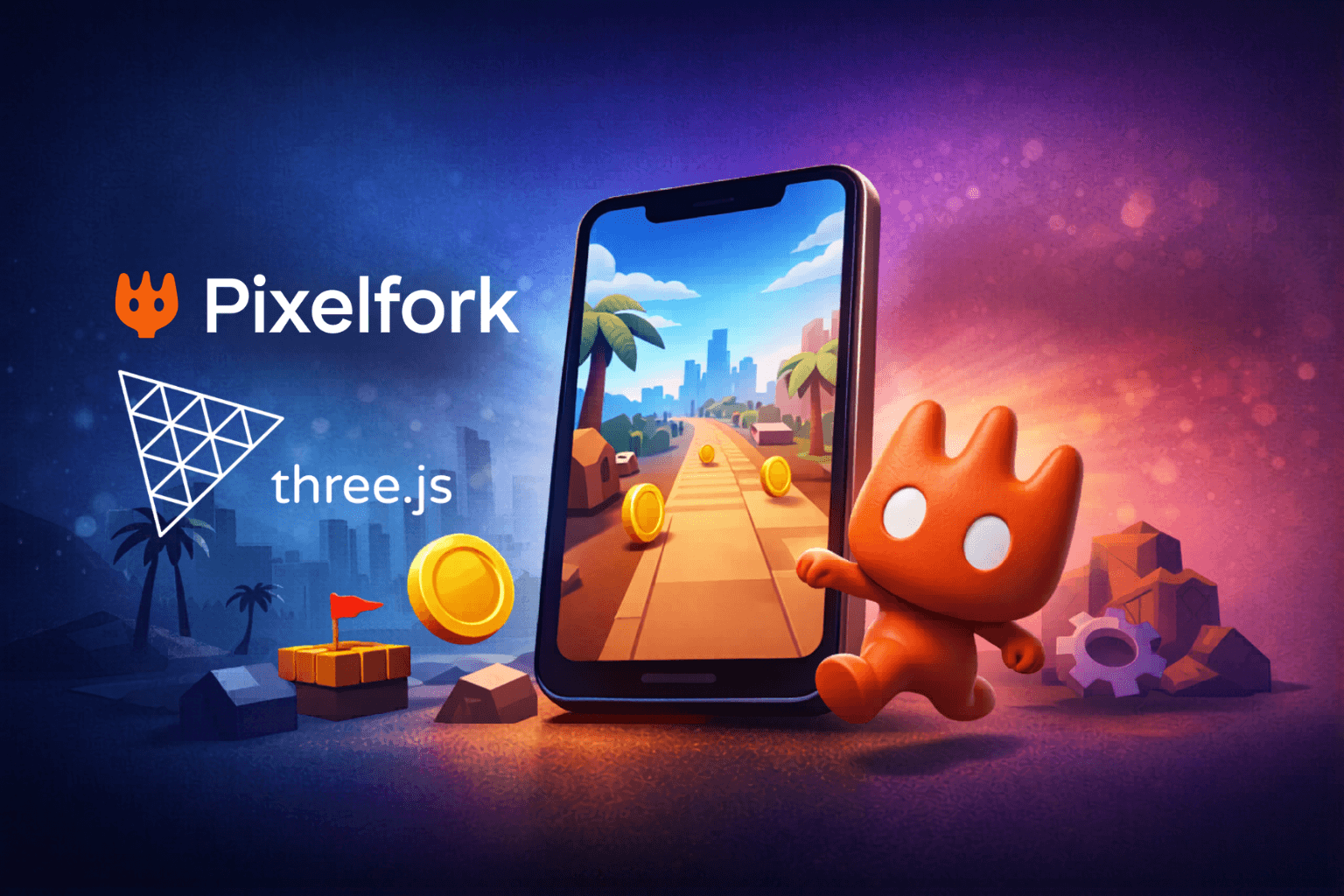 threeJS with Pixelfork