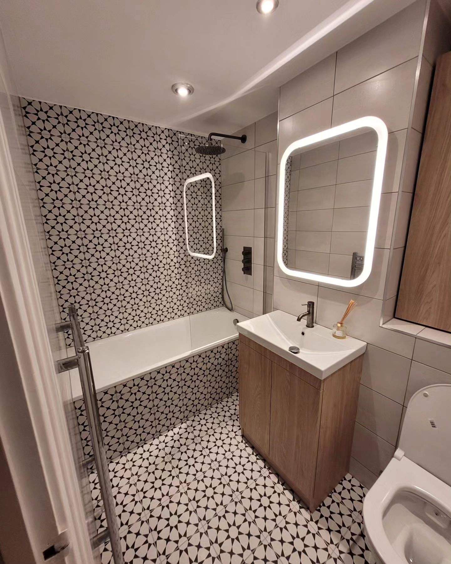 Functional bathroom renovation in north london