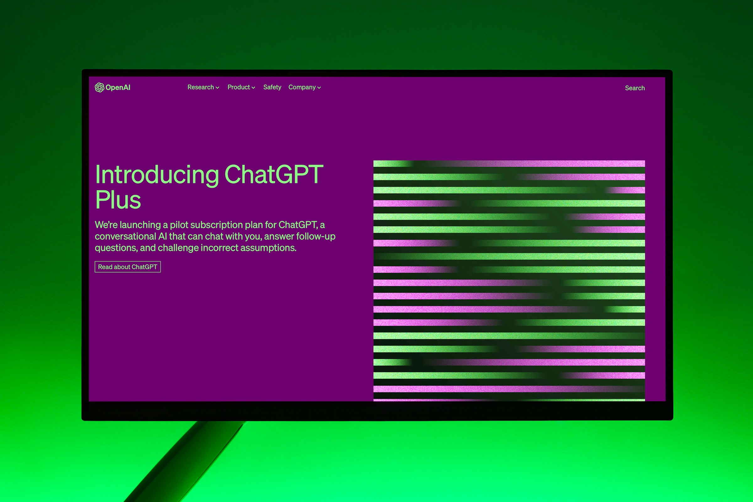 chatgpt landing page - ChatGPT for Music