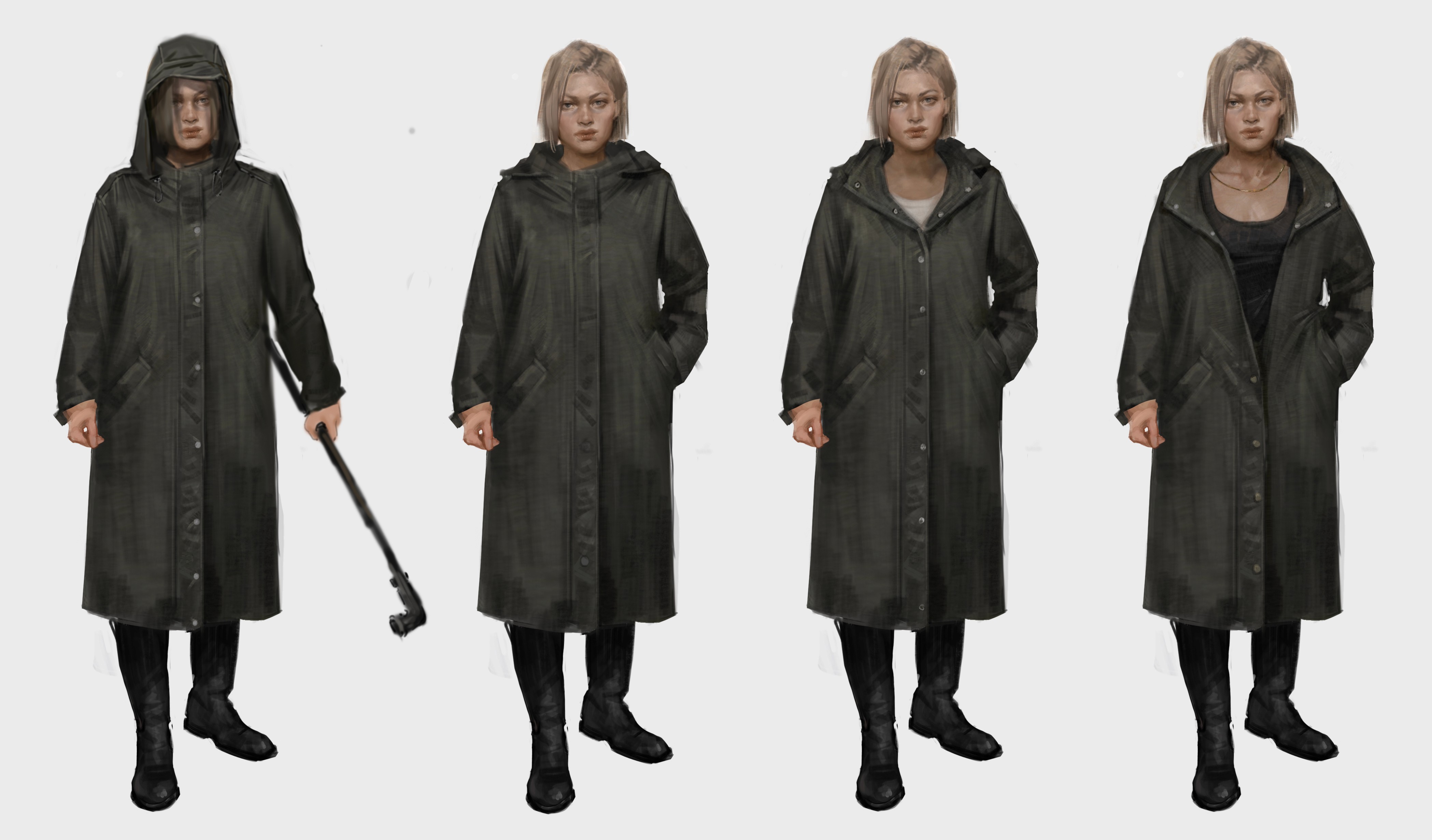 Female cartel member concepts.