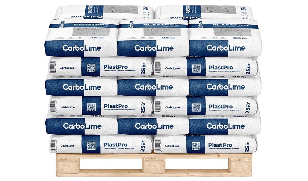 Гипсовая штукатурка CarboLime PlastPro в мешках – строительные смеси в Казахстане
