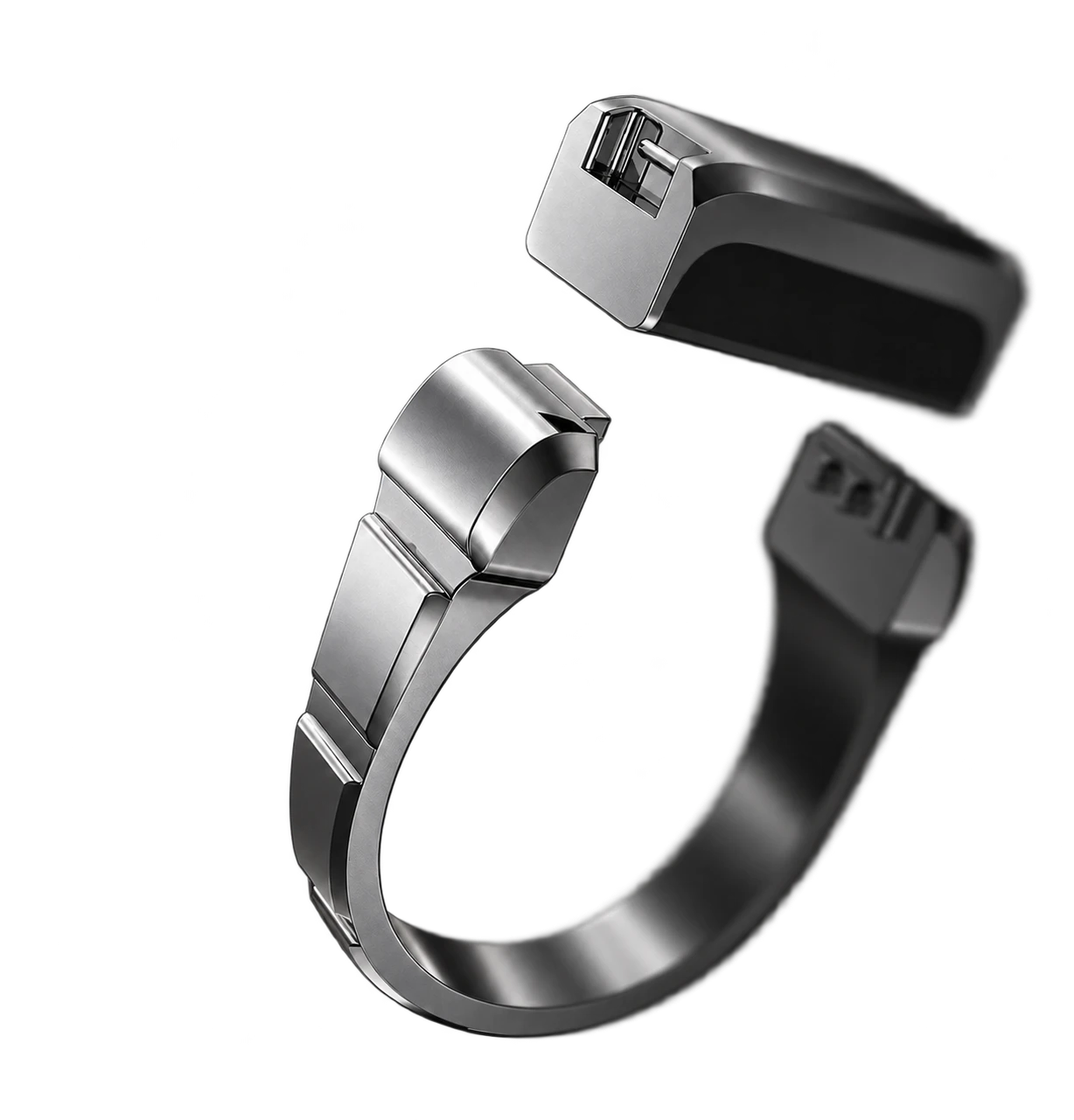 Cube sensing module lifted out of the polished Trio ring