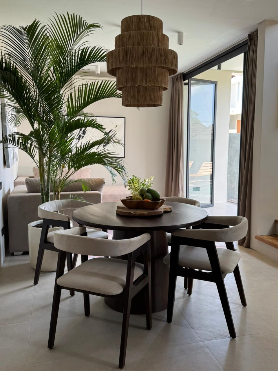 Ocean-view villas in Ungasan, Bukit, offering panoramic views from private terraces on the third-floor level