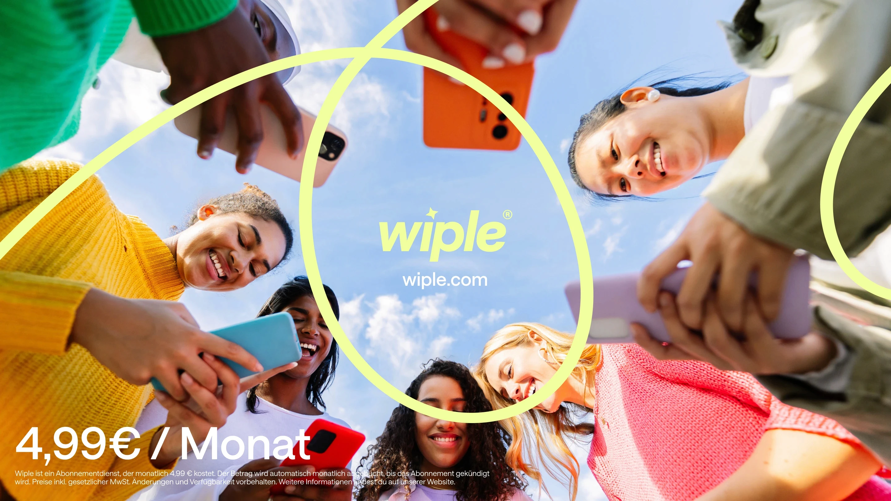 People holding phones