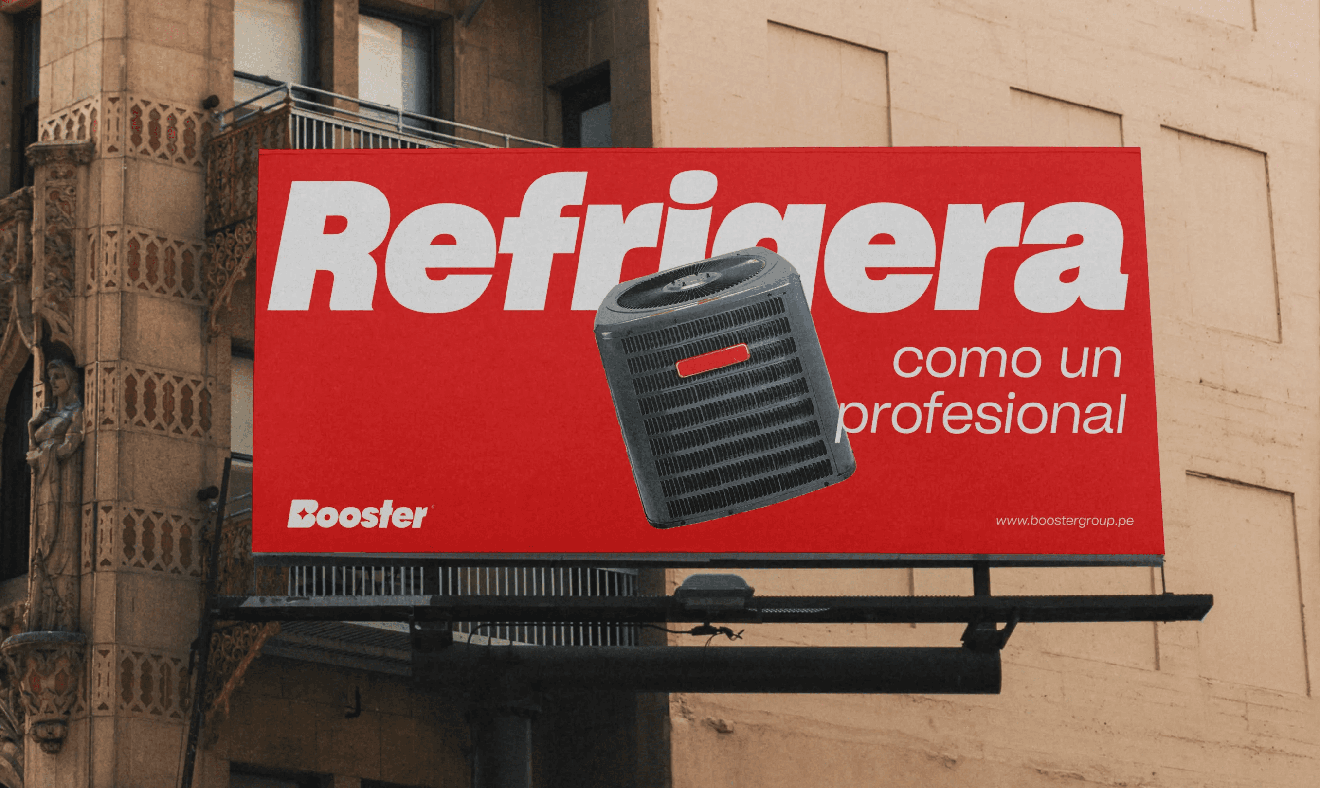 Anuncio de Booster Refrigeración