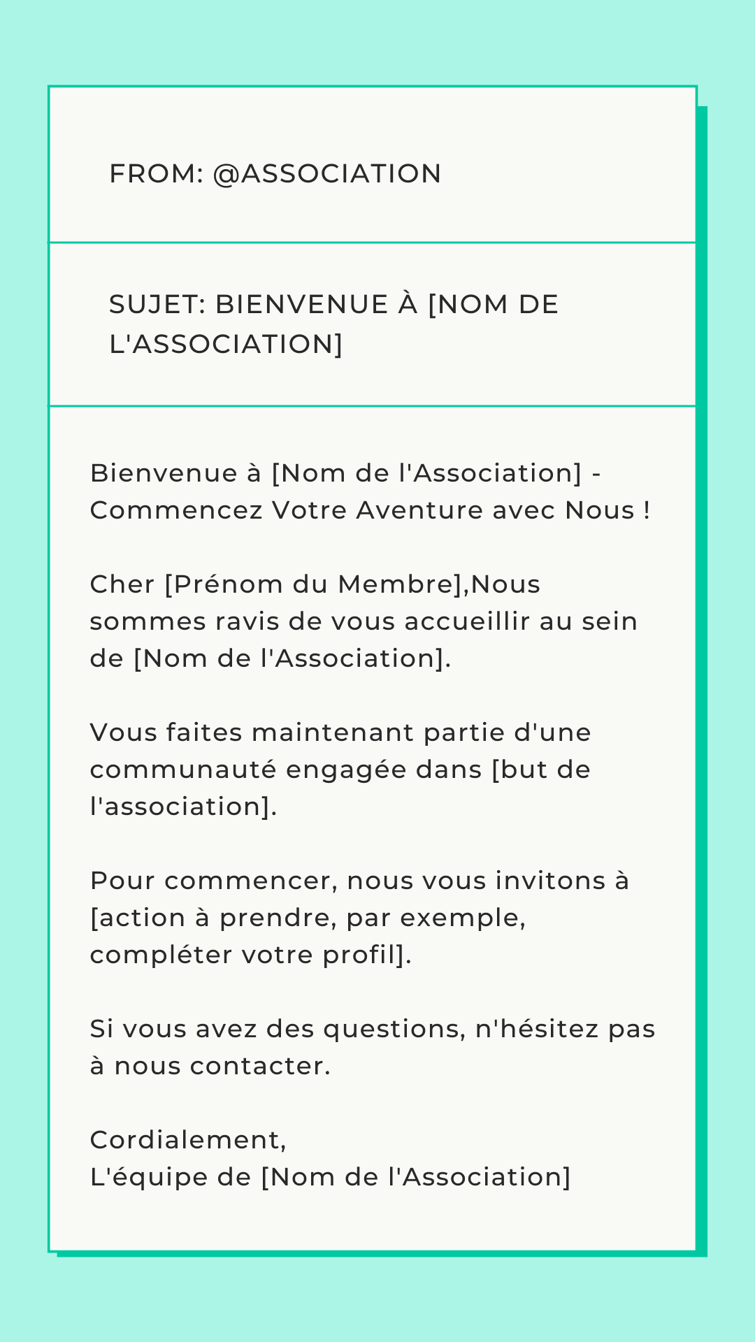 modèle d'email réussi, exemple mail association, email association, emailing réussi association, réussir ses emailing associatif , email associatif, 