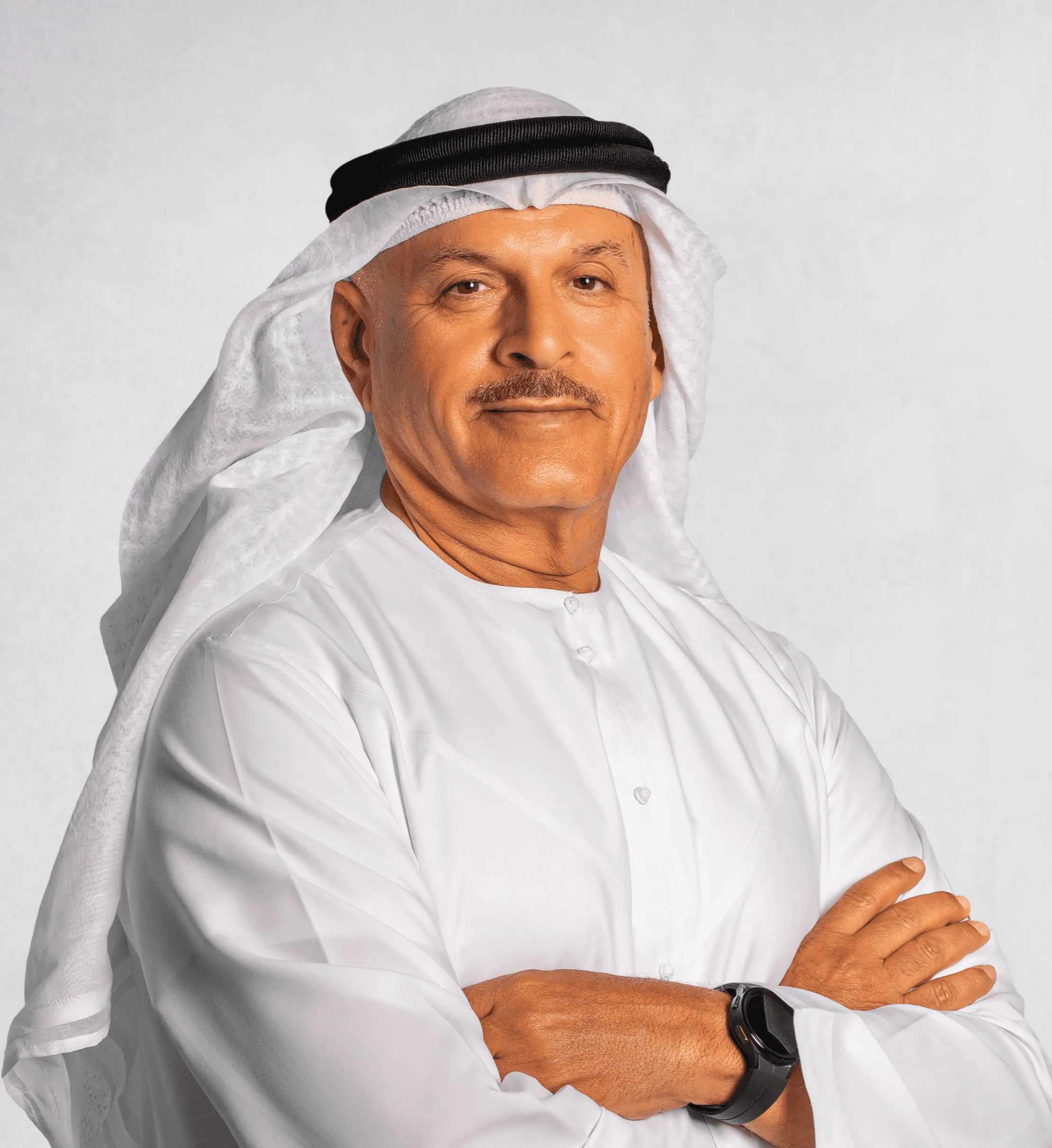 Dubai South Business Hub Free Zone - Man in traditional Arab clothing.