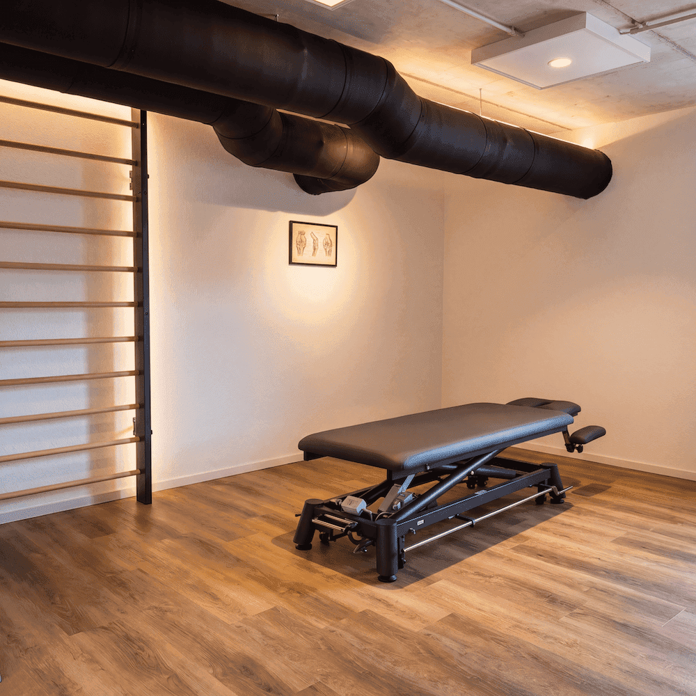 Behandlungsraum Nummer drei der Physiotherapie GMotion in Rheinbach