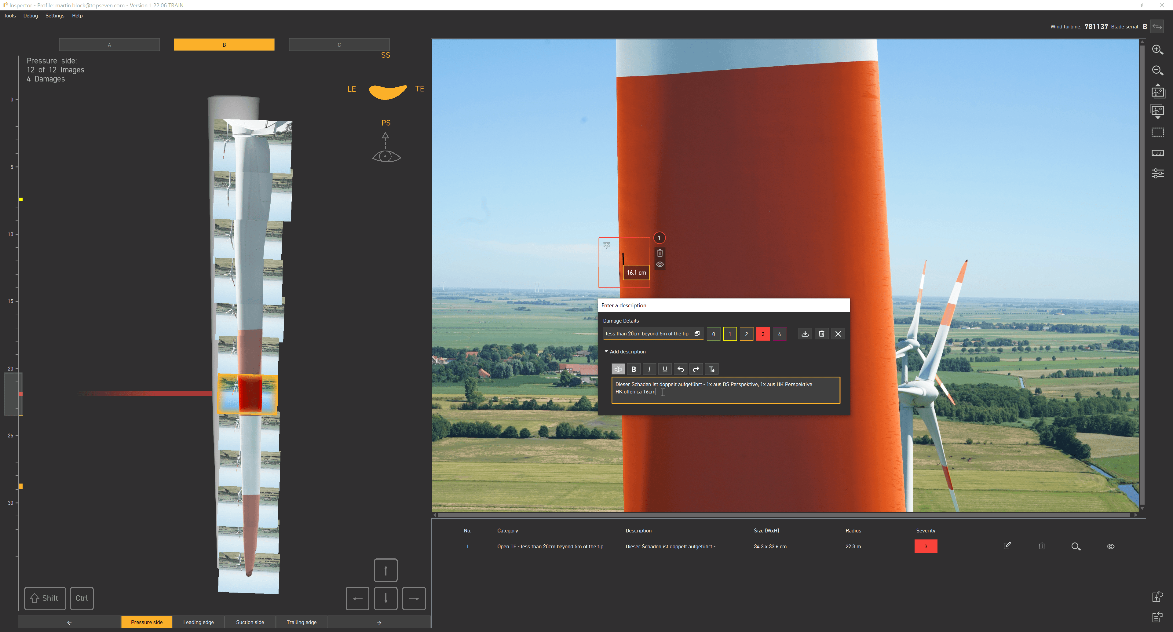 TOPseven | AI inspection software for wind turbines and renewable energy