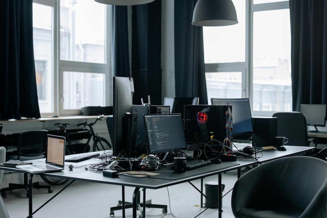Man Using Laptop