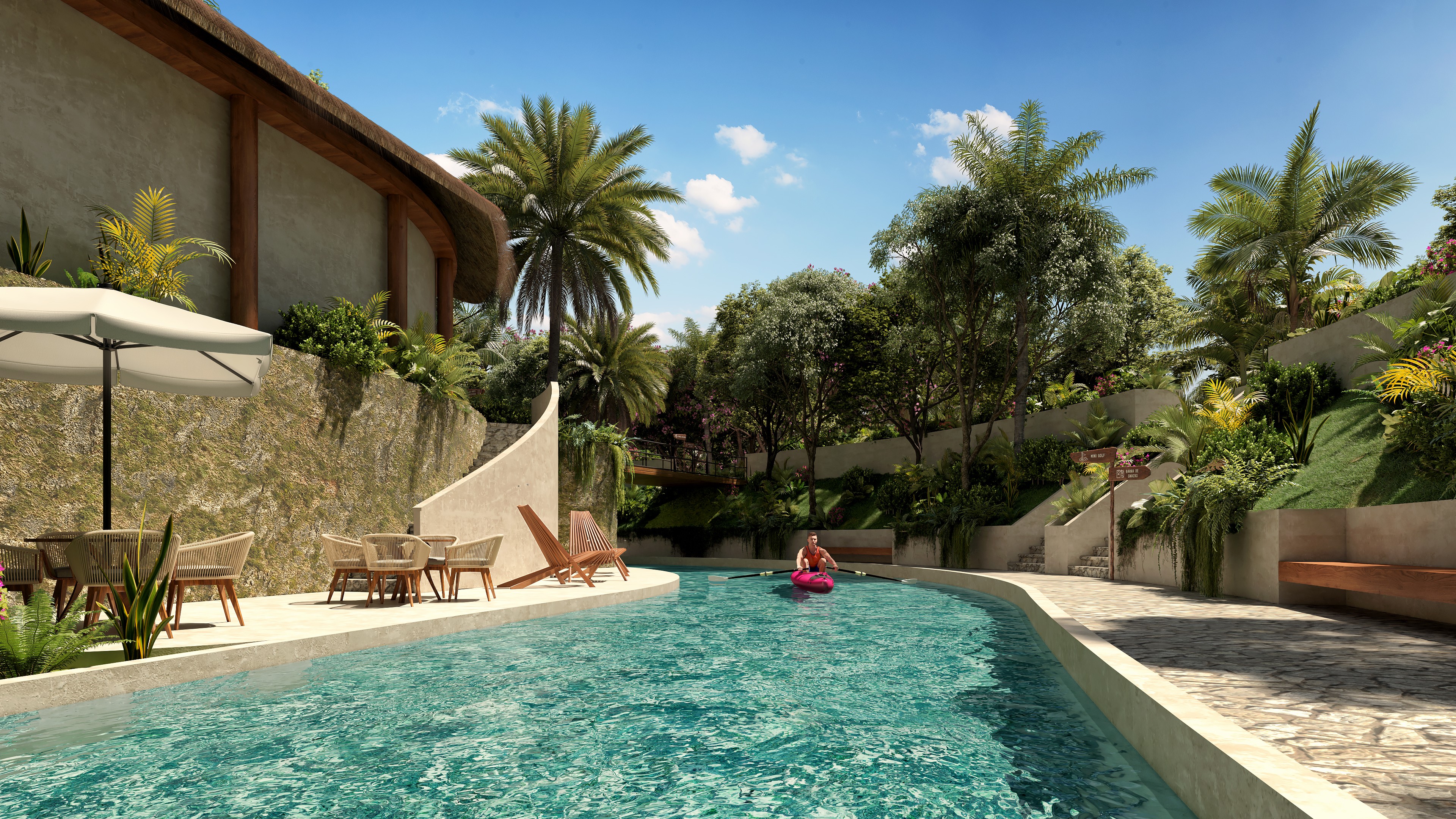 modern house with big windows