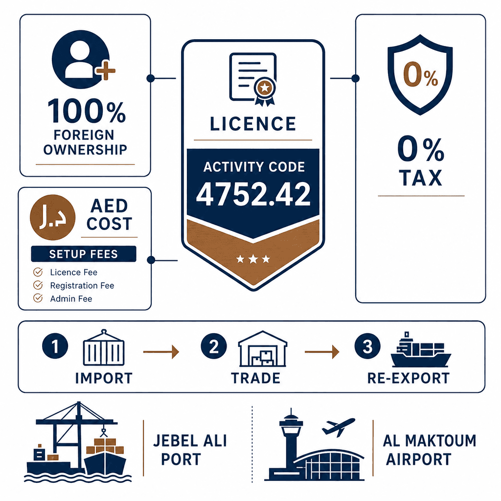 Infographic: Wooden Products Trading License in Dubai: Cost and Requirements