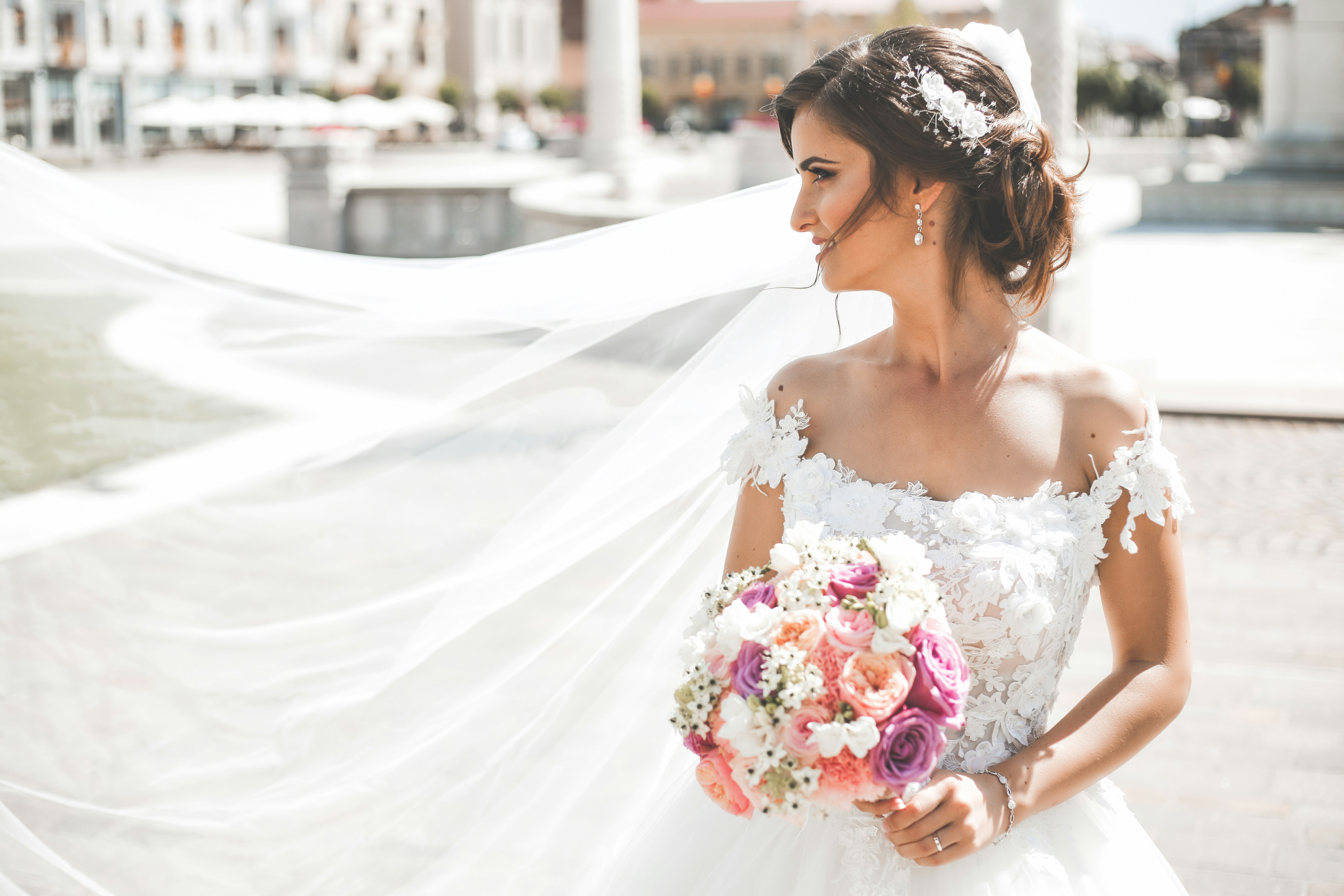 girl holding flowers - How To Do Your Own Color Analysis