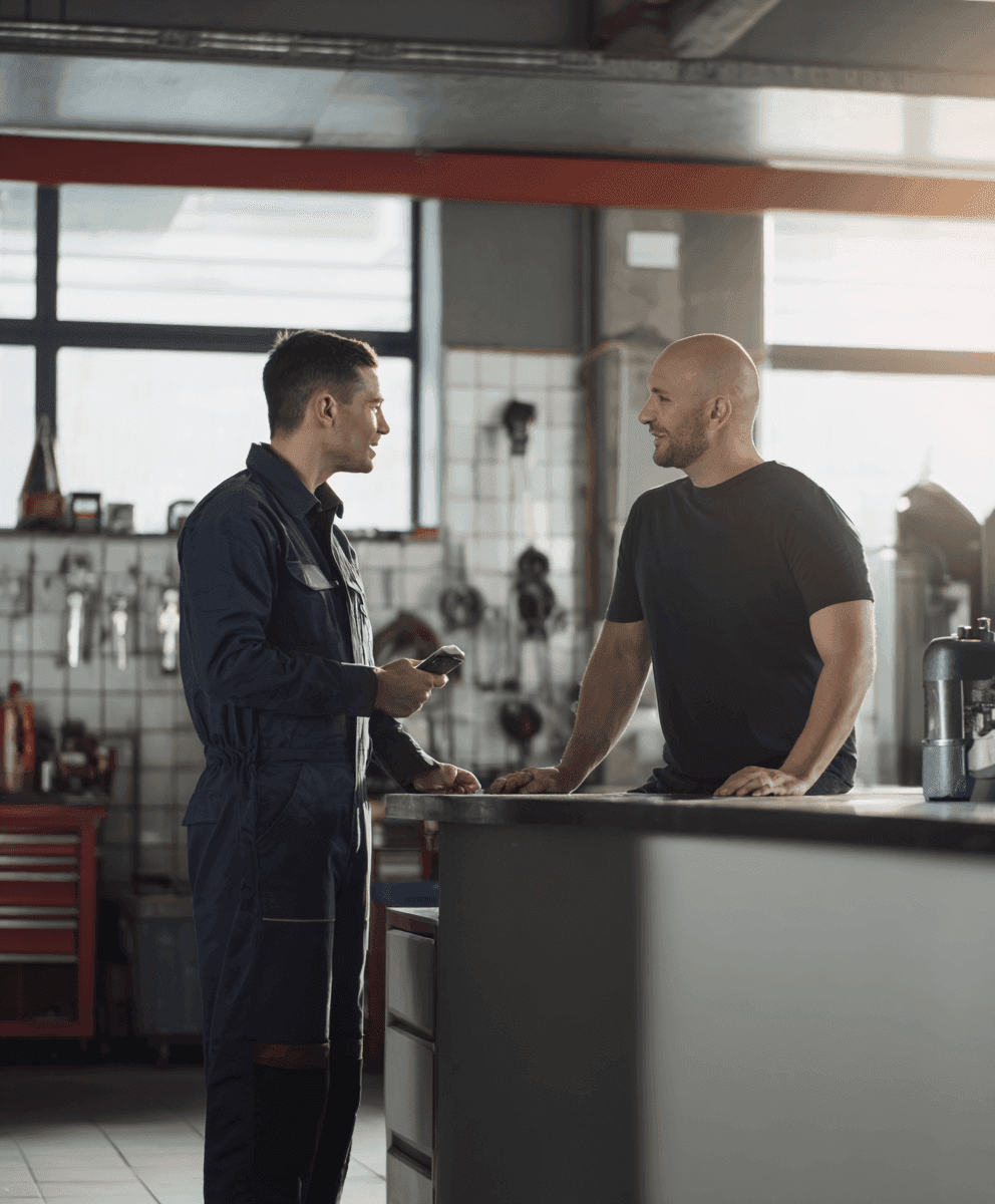 Business Owner and HVAC Tech Talking