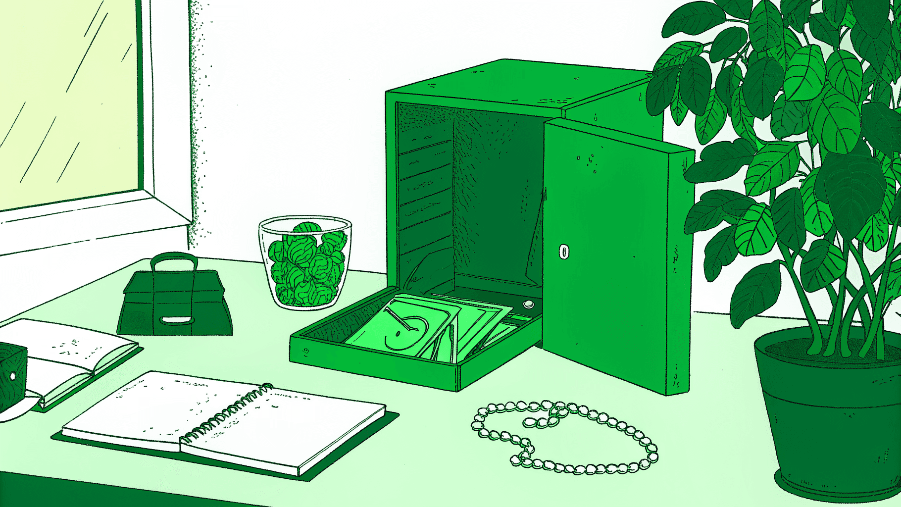 Uncashed paycheck, utility deposit jar, and safe deposit box contents claimed by Indiana state