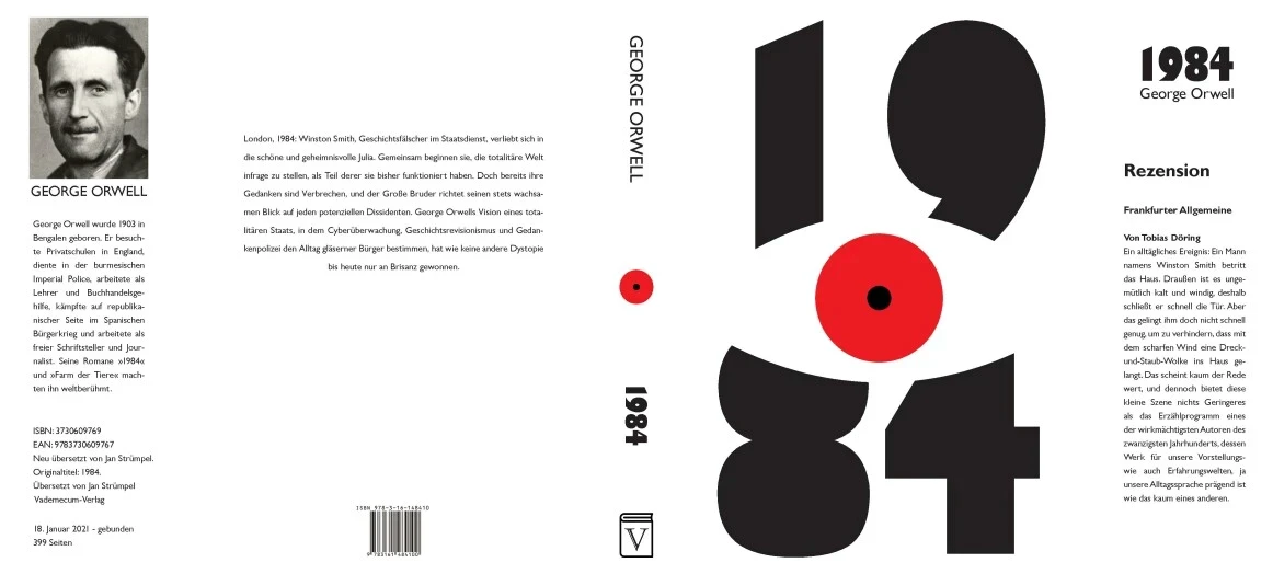 Buchumschlagdesign für 1984