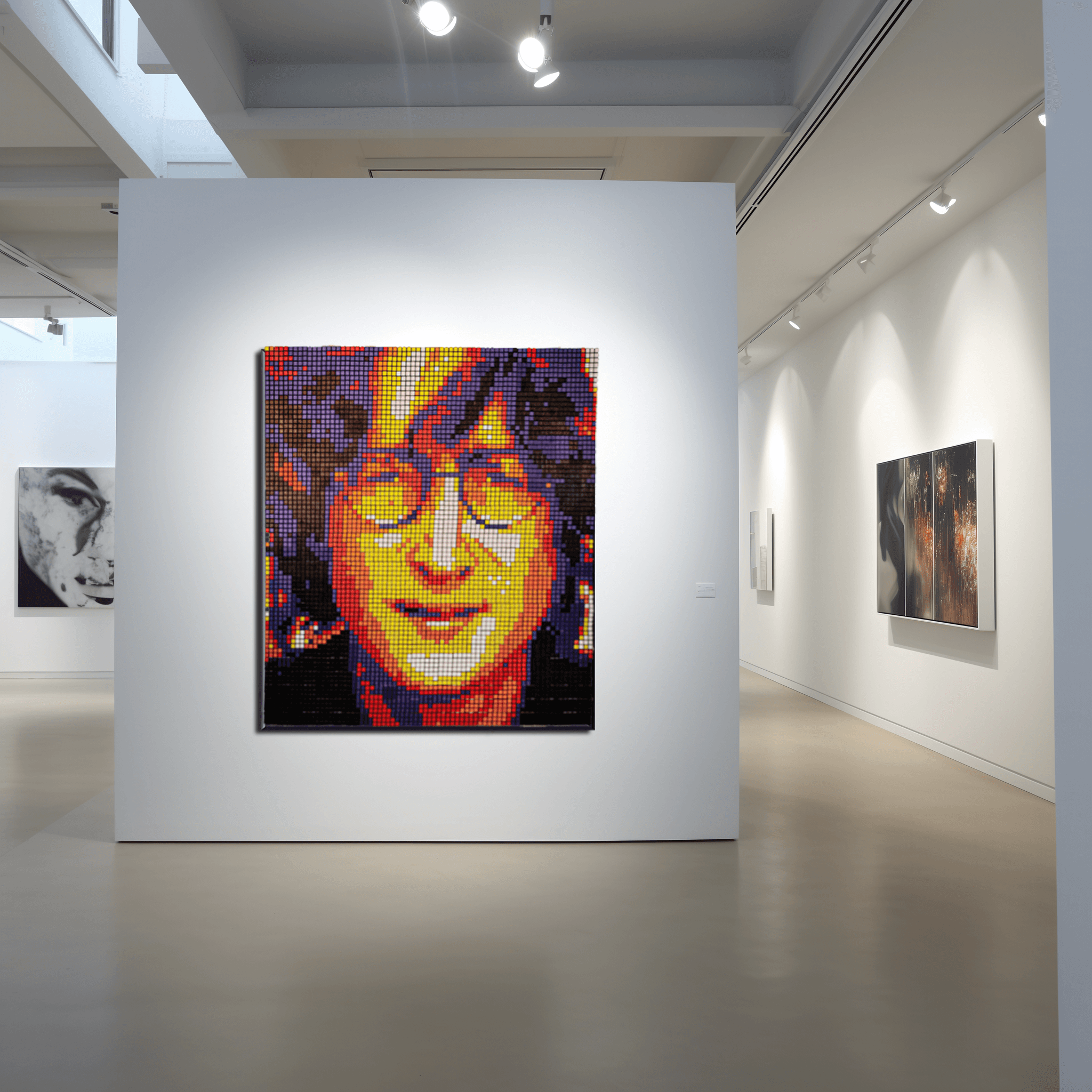 john lennon art gallery, portrait style