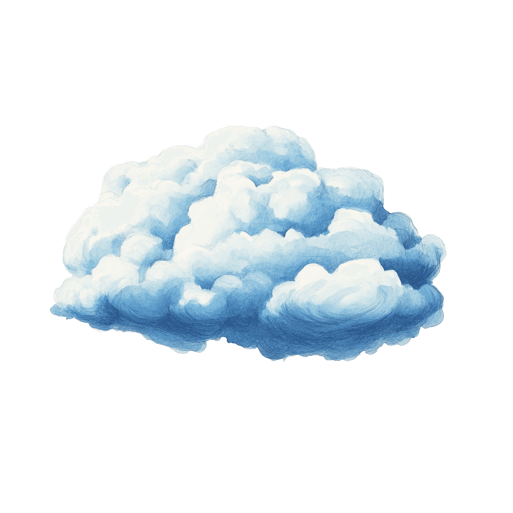 Drawing of another cloud