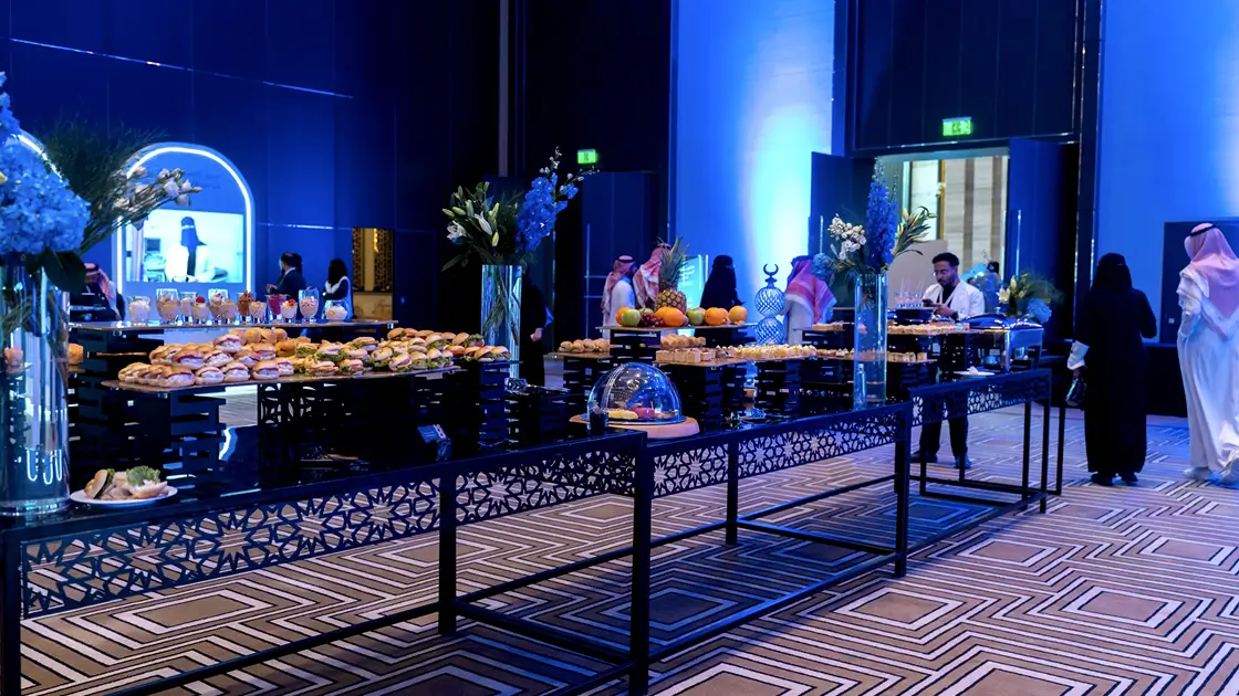 Food at event in Saudi Arabia