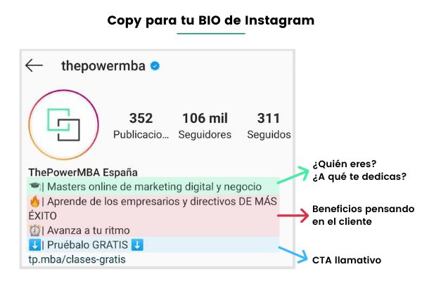 copywriting en instagram